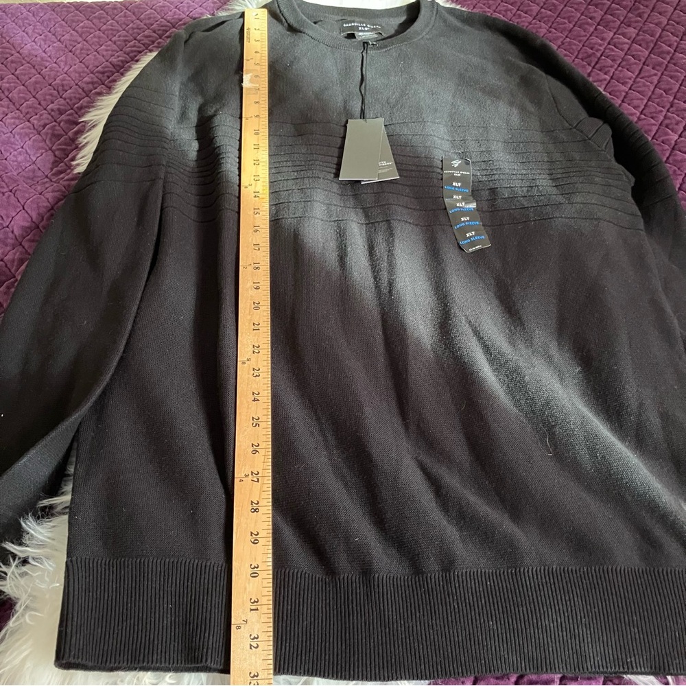Shaquille O’Neal Extra Large, Tall Men's Black Sweater